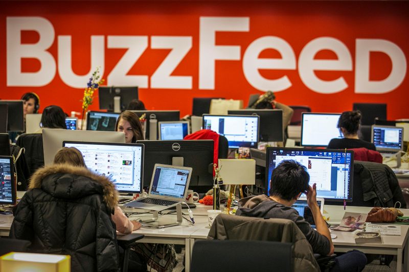 BuzzFeed could fetch lesser capital through merger with blank-check firm - WSJ