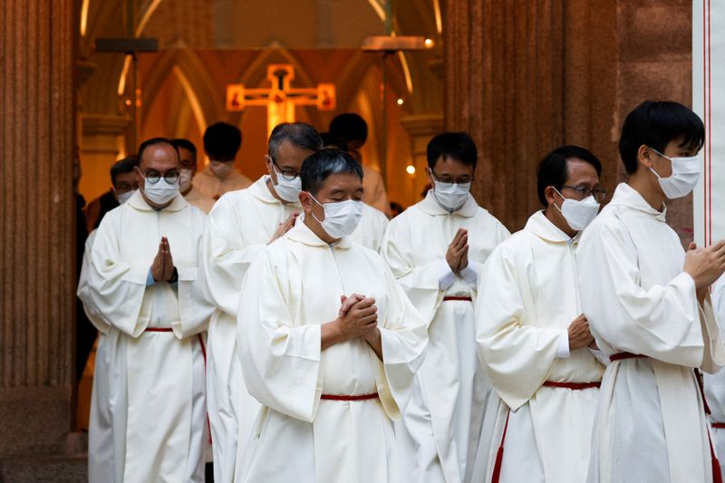 Exclusive-Historic conclave: Chinese bishops, priests brief Hong Kong clerics on Xi's view of religion