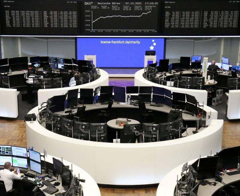 Defensive sectors lift European shares after two-day rally
