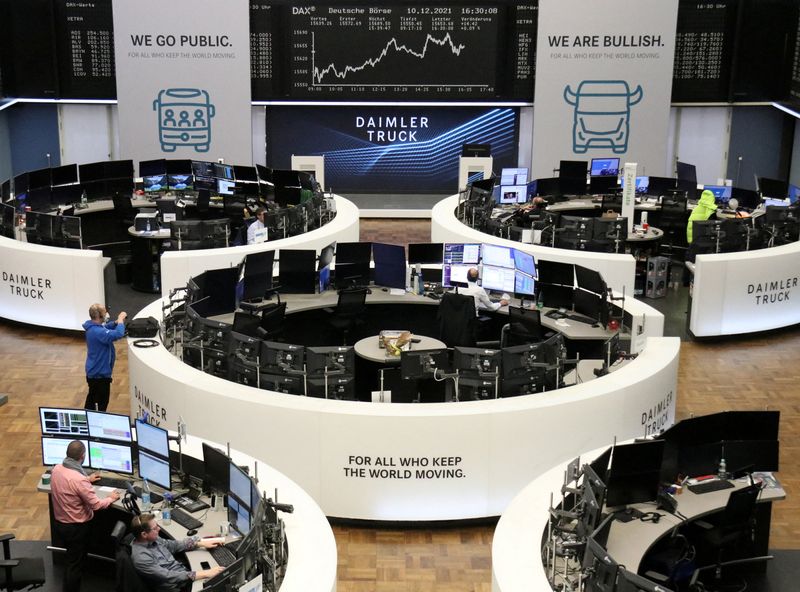 European shares gain ahead of big week for central banks