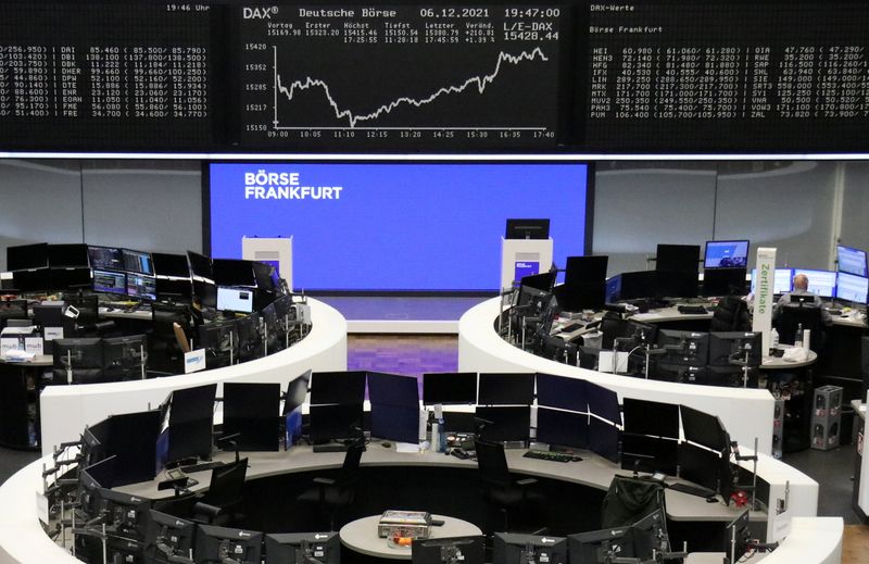 European shares hit over 1-week highs as Omicron worries fade
