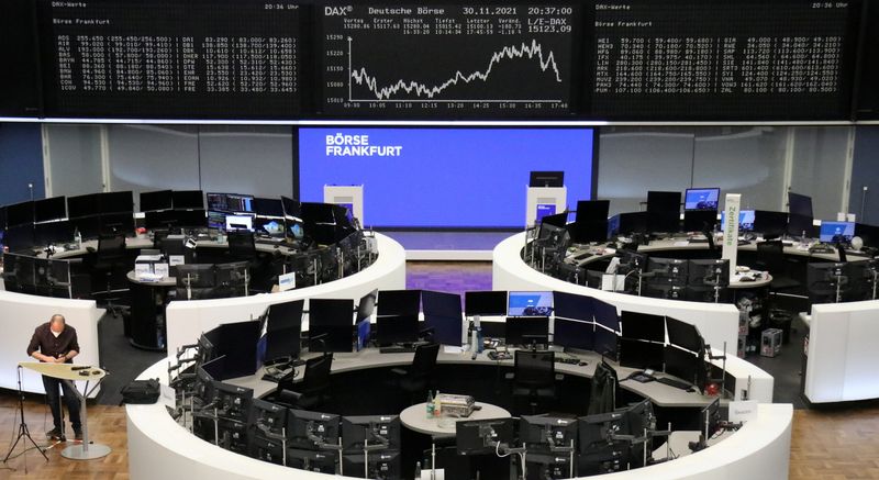 European shares set to end bumpy week with gains