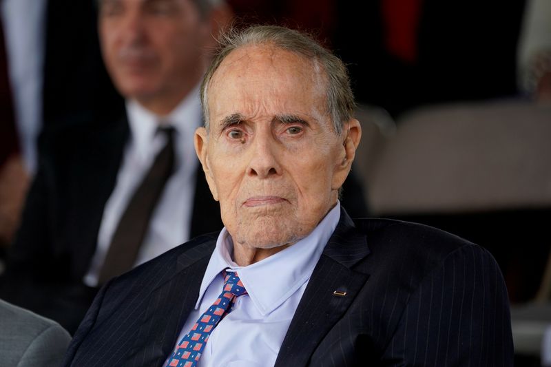 Former U.S. senator, presidential candidate Bob Dole, dies at age 98 -statement