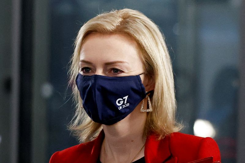 G7 is concerned about China's 'coercive' economic policies - UK's Truss