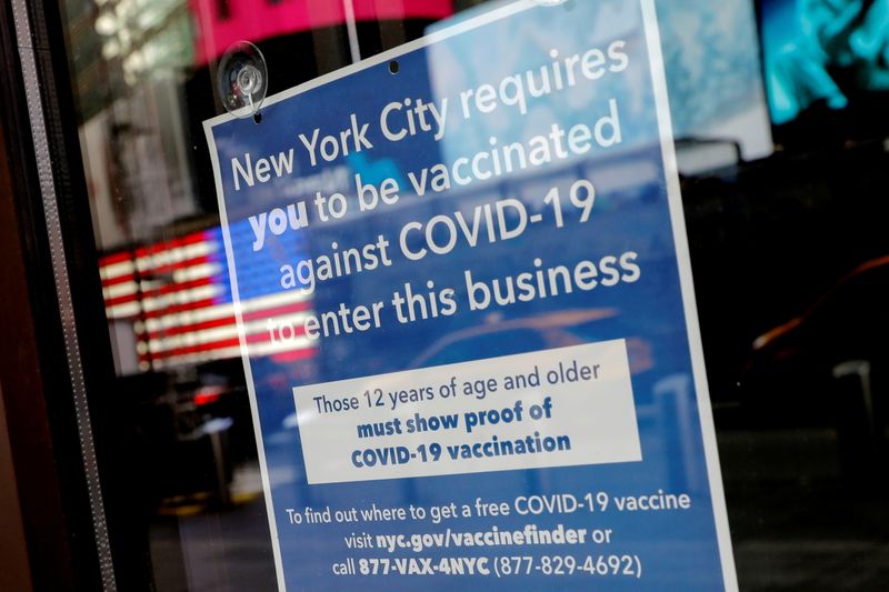 Judge to review New York City vaccine mandate for public sector