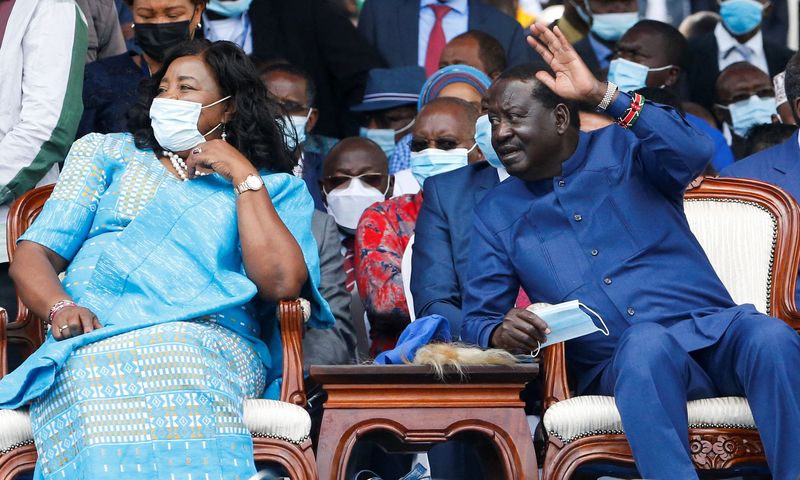Kenya's Odinga launches fifth bid for top job with president's backing