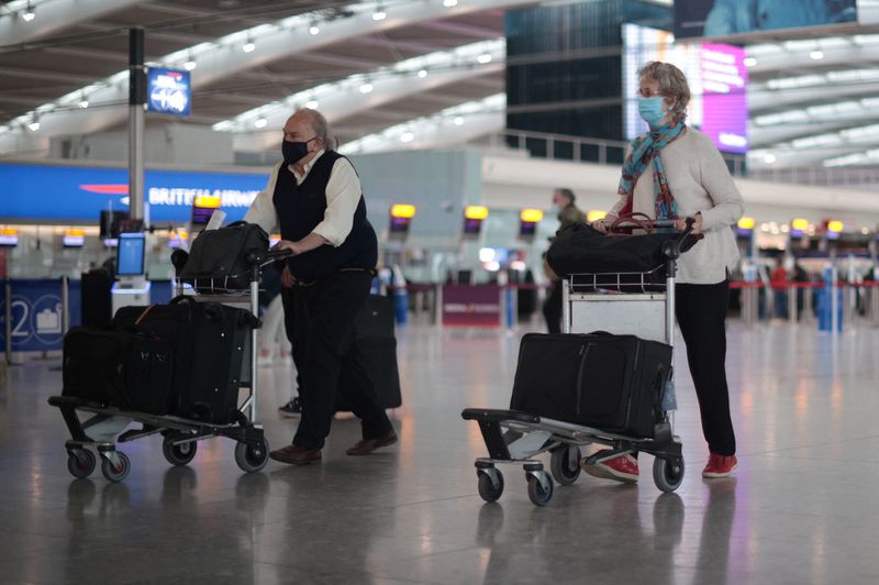 London's Heathrow says business travellers cancelling over Omicron