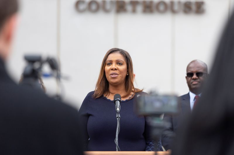 New York Attorney General James suspends campaign for governor