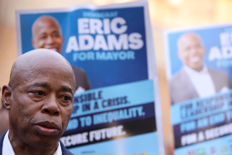 New York City Mayor-elect Eric Adams postpones his inauguration ceremony