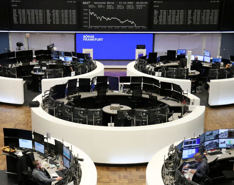 Omicron worries spur 2% slide in European stocks