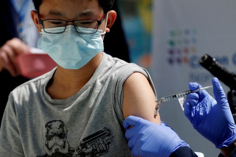 Pfizer's COVID-19 shot causes mostly mild side effects in young kids - U.S. CDC