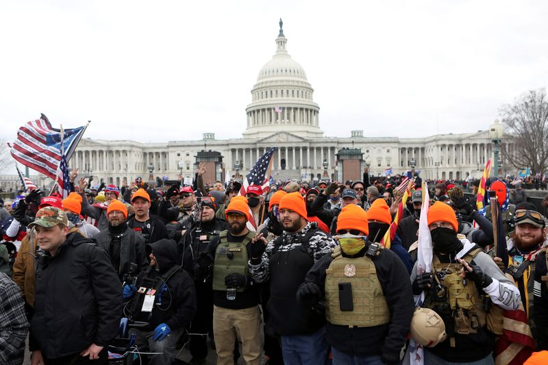Proud Boys members must face Jan 6 charges, U.S. judge rules