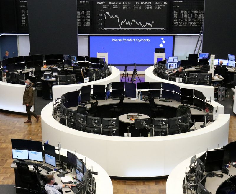 Tech stocks drag European shares ahead of U.S. inflation data
