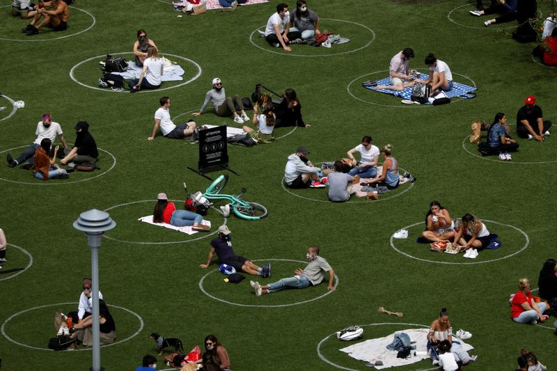 Social distancing circles: The 99-cent solution to a pandemic problem