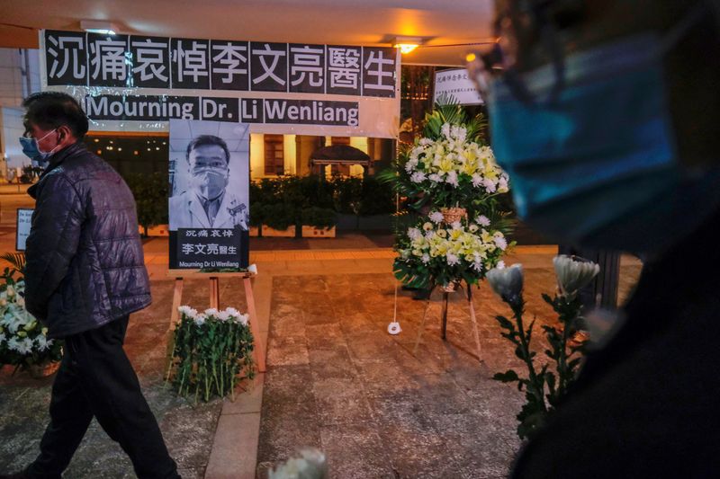 Thousands message late Chinese COVID whistleblower doctor 2 years on