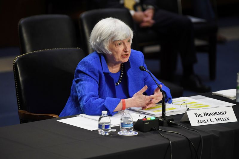 Treasury's Yellen enjoying her job, has no plans to leave