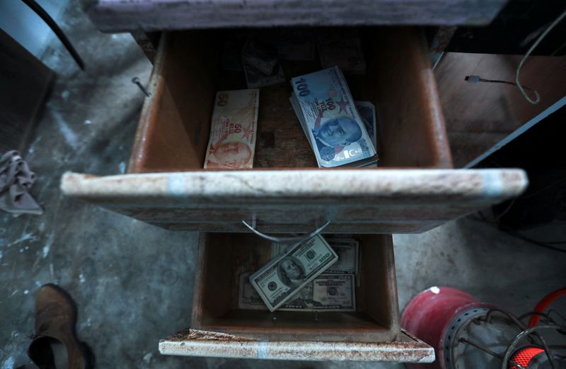 Turkish lira slides again after rollercoaster ride to record low