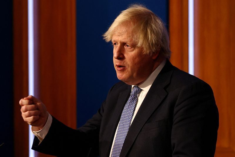 UK PM Johnson loses poll lead after lockdown party revelations