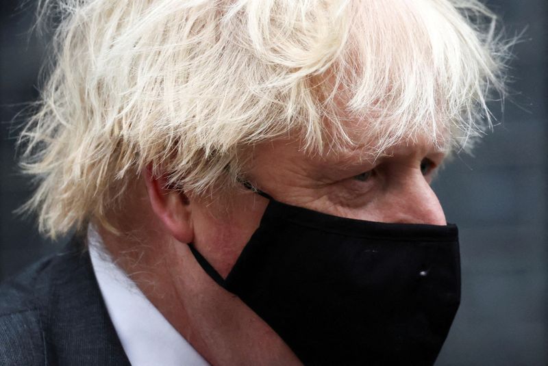 UK newspaper publishes photo of PM Johnson at alleged garden gathering