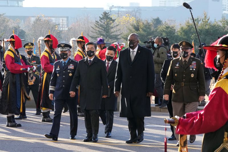 U.S., S.Korea to update war plans while urging diplomacy with N.Korea