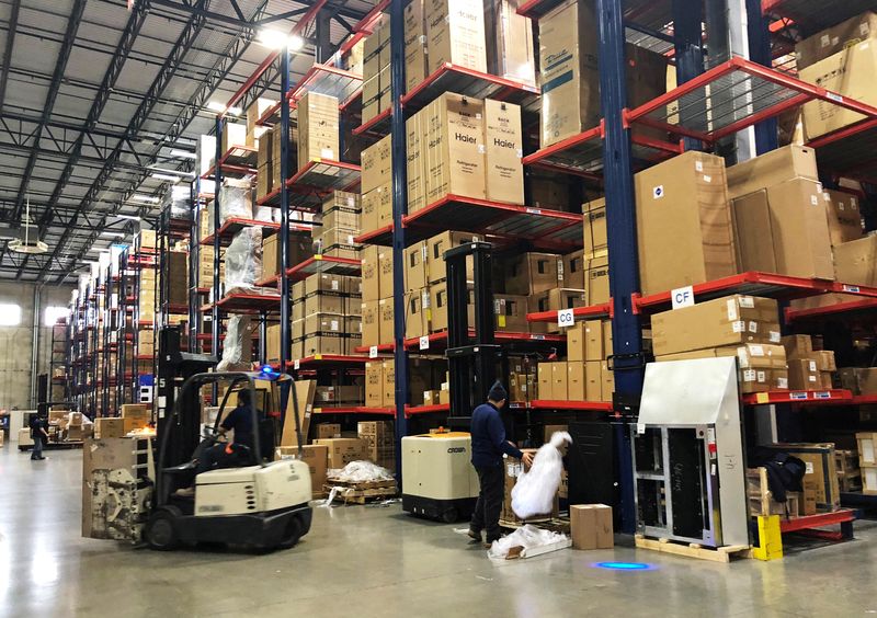 U.S. business inventories increase strongly in October