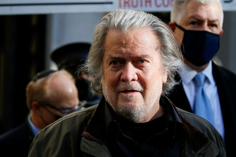 U.S. judge sets July 18 trial date for Trump associate Bannon
