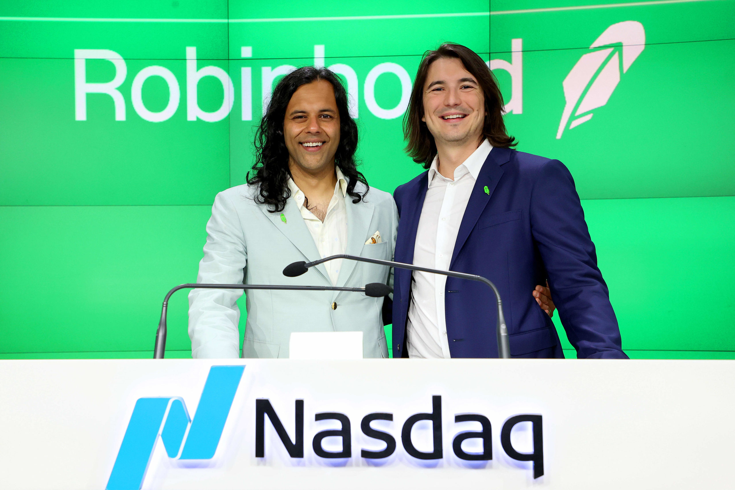 Robinhood shares rebound after falling as much as 14%