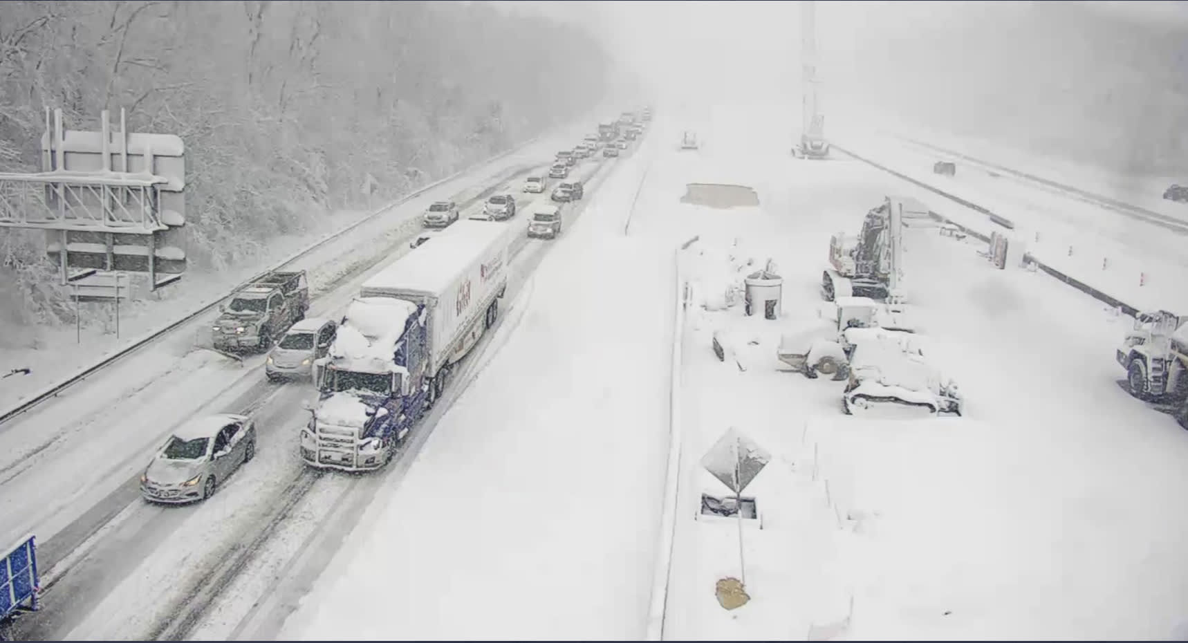 Sen. Tim Kaine among hundreds trapped in Virginia snowstorm traffic jam