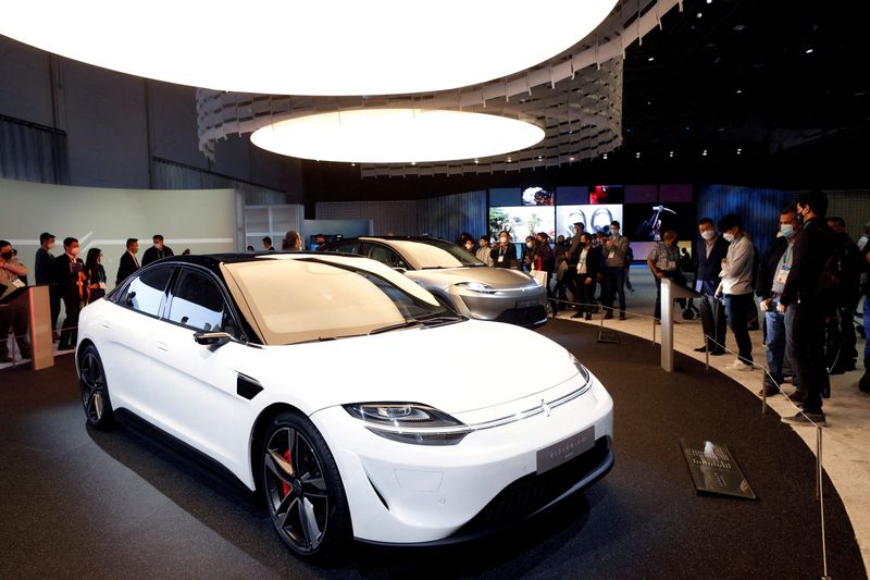 Analysis-Jumping on EV wagon represents risky ride for tech pioneer Sony