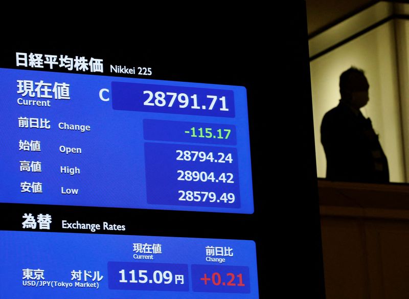 Asia shares fall as Treasury yields hit fresh highs