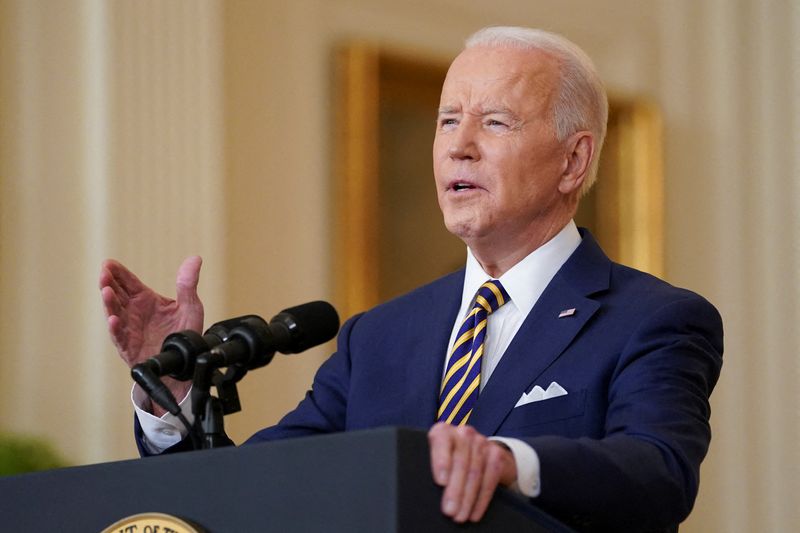 Biden says 'not there yet' on possible easing of tariffs on Chinese goods