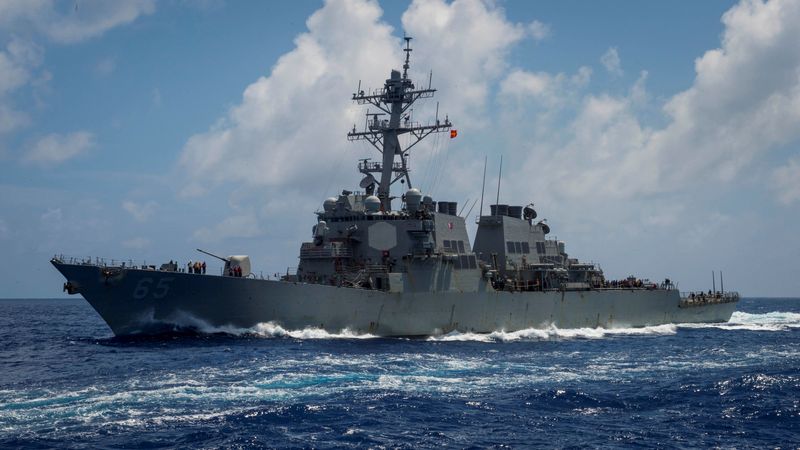 China says it warned away U.S. warship in South China Sea