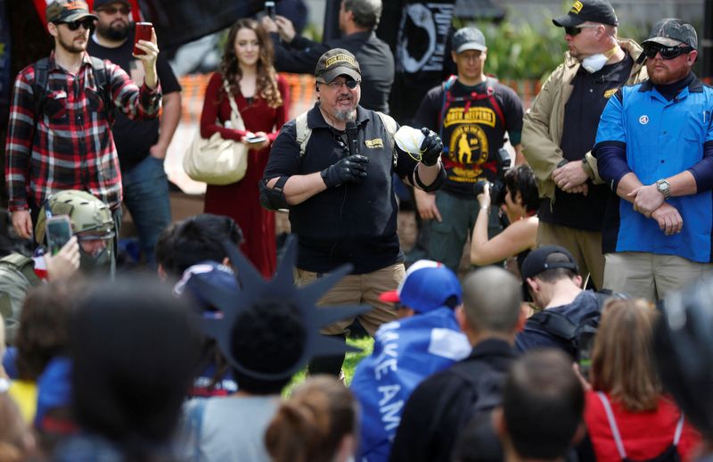 FBI arrests far-right militia group Oath Keepers' leader in Jan. 6 probe -NYT