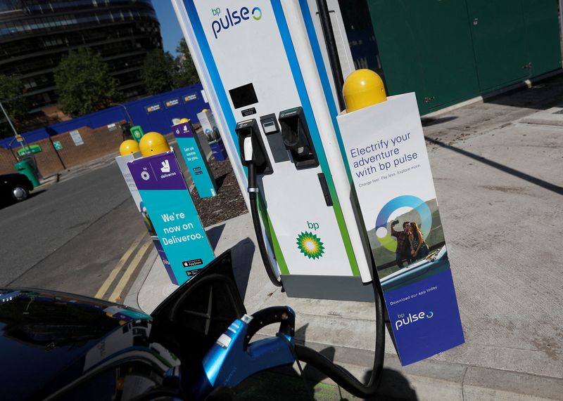 For BP, car chargers to overtake pumps in profitability race