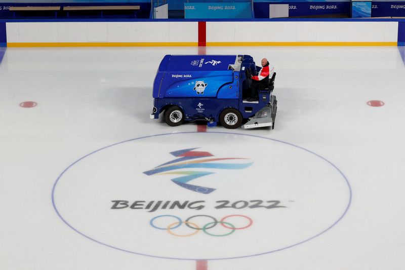 For Beijing's chief hockey ice maker, it's all about the layers