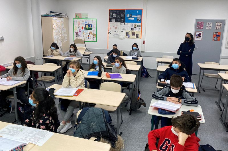 French teachers strike over chaotic COVID-19 strategy for schools