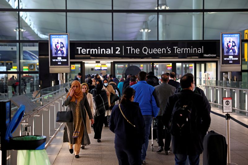 Heathrow hit by Omicron cancellations in December