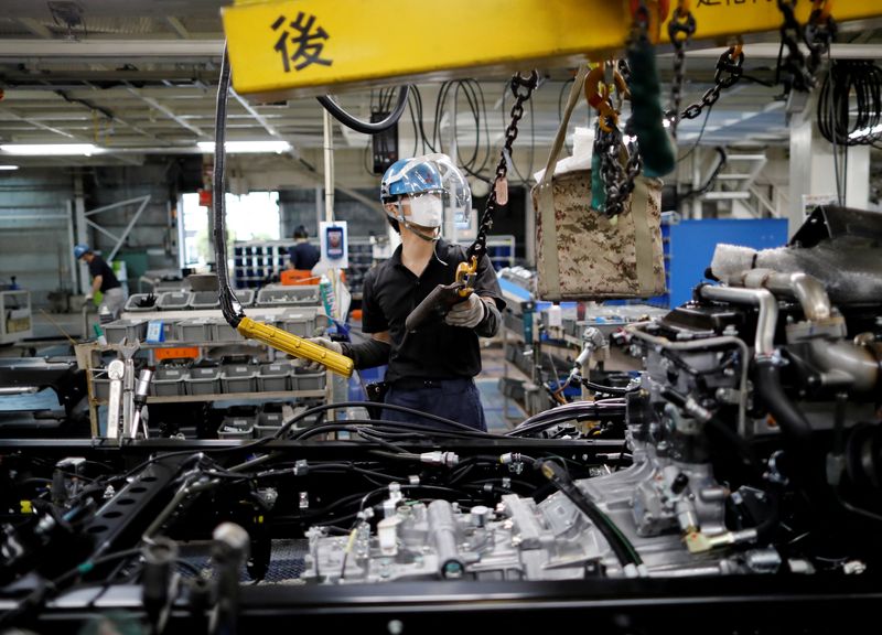 Japan Dec factory output seen down slightly for first time in 3 months - Reuters poll