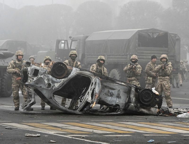 Kazakh largest city hit by deadly clash between police and protesters