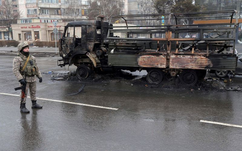 Kazakhstan says 'strategic facilities' under guard after unrest