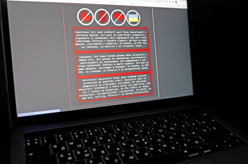 Massive cyberattack hits Ukrainian gov't websites as West warns on Russia conflict