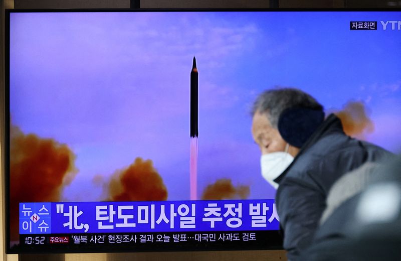 N.Korea says launch on Wednesday was 'hypersonic' missile -Yonhap