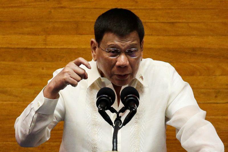 Philippines' Duterte says will never apologise for drug war deaths
