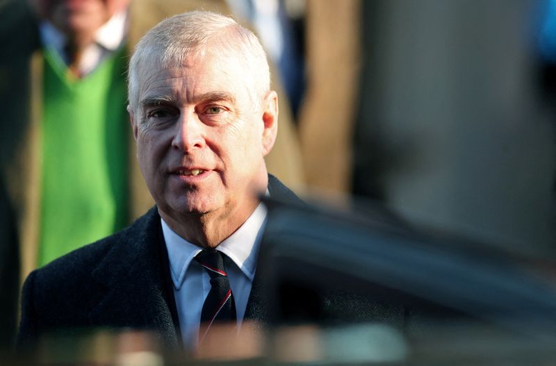 Prince Andrew's legal team decline comment on U.S. court decision