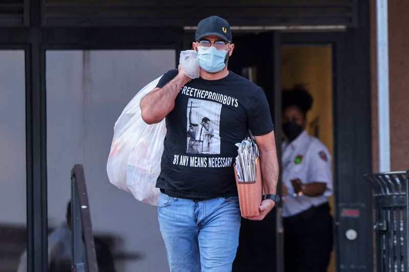 Proud Boys leader freed from Washington jail, served time for burning banner at Black church