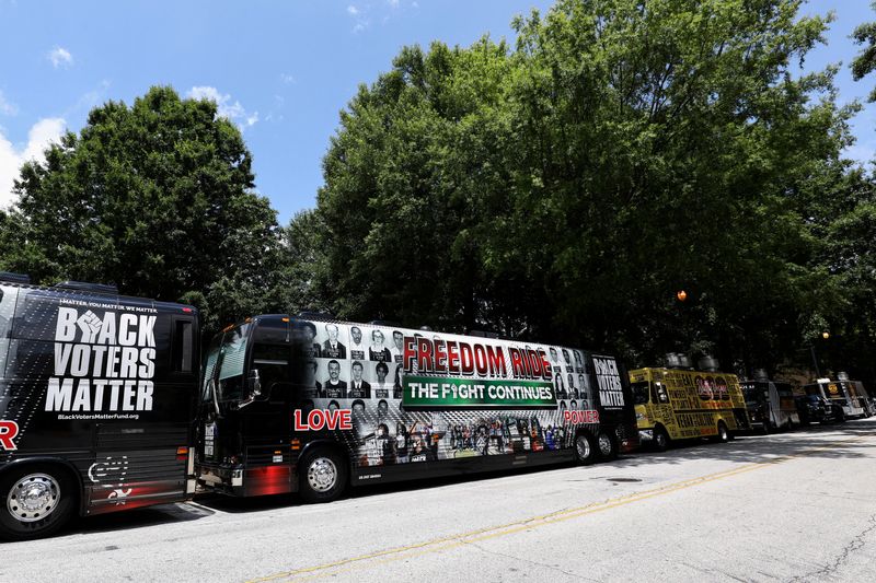 Some Black, Hispanic voting rights groups to boycott Biden's Atlanta speech