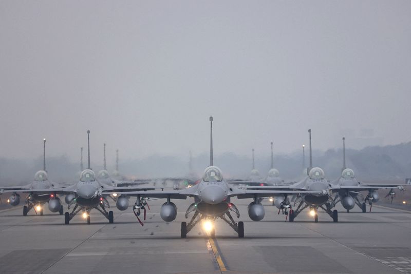 Taiwan air force stages drill to intercept Chinese planes amid tensions