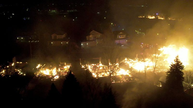 Three people missing feared dead from fierce Colorado wildfire