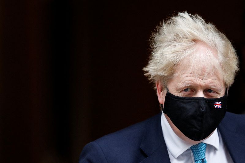 UK PM Johnson receives report into potential Downing Street lockdown breaches