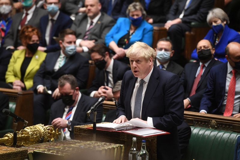 UK PM Johnson's staff partied as queen mourned death of husband